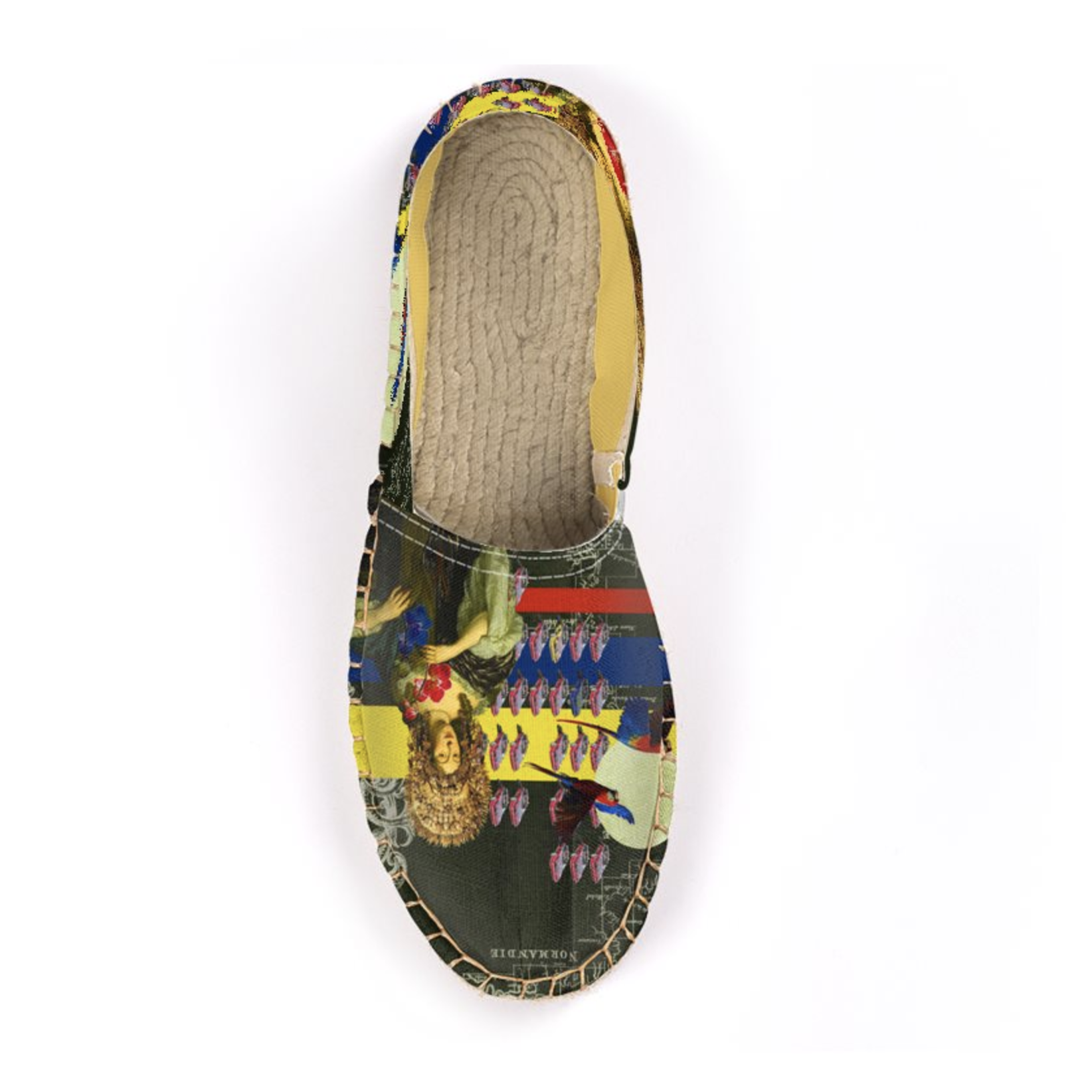 THE FLOWERS OF THE QUEEN Unisex All Over Print Espadrilles